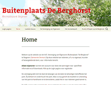 Tablet Screenshot of de-berghorst.nl